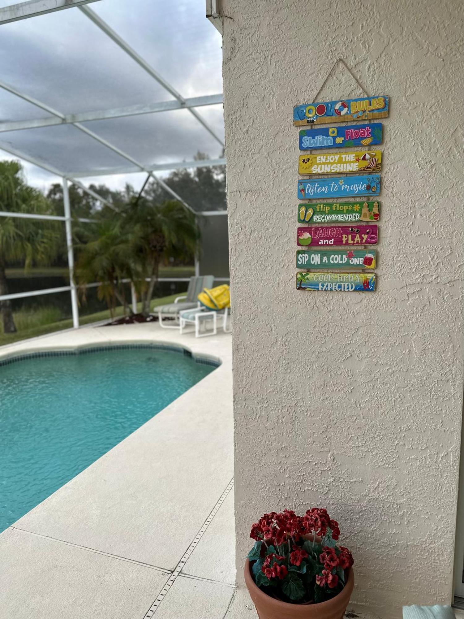 Private Pool With A Beautiful View Overlooking The Lake! Near Disney - Universal Kissimmee Eksteriør billede